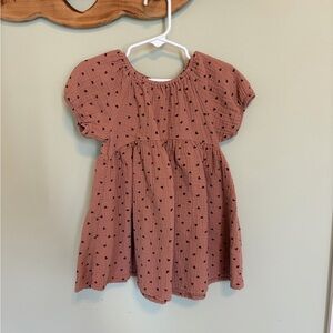 Charming Pink heart toddler Dress